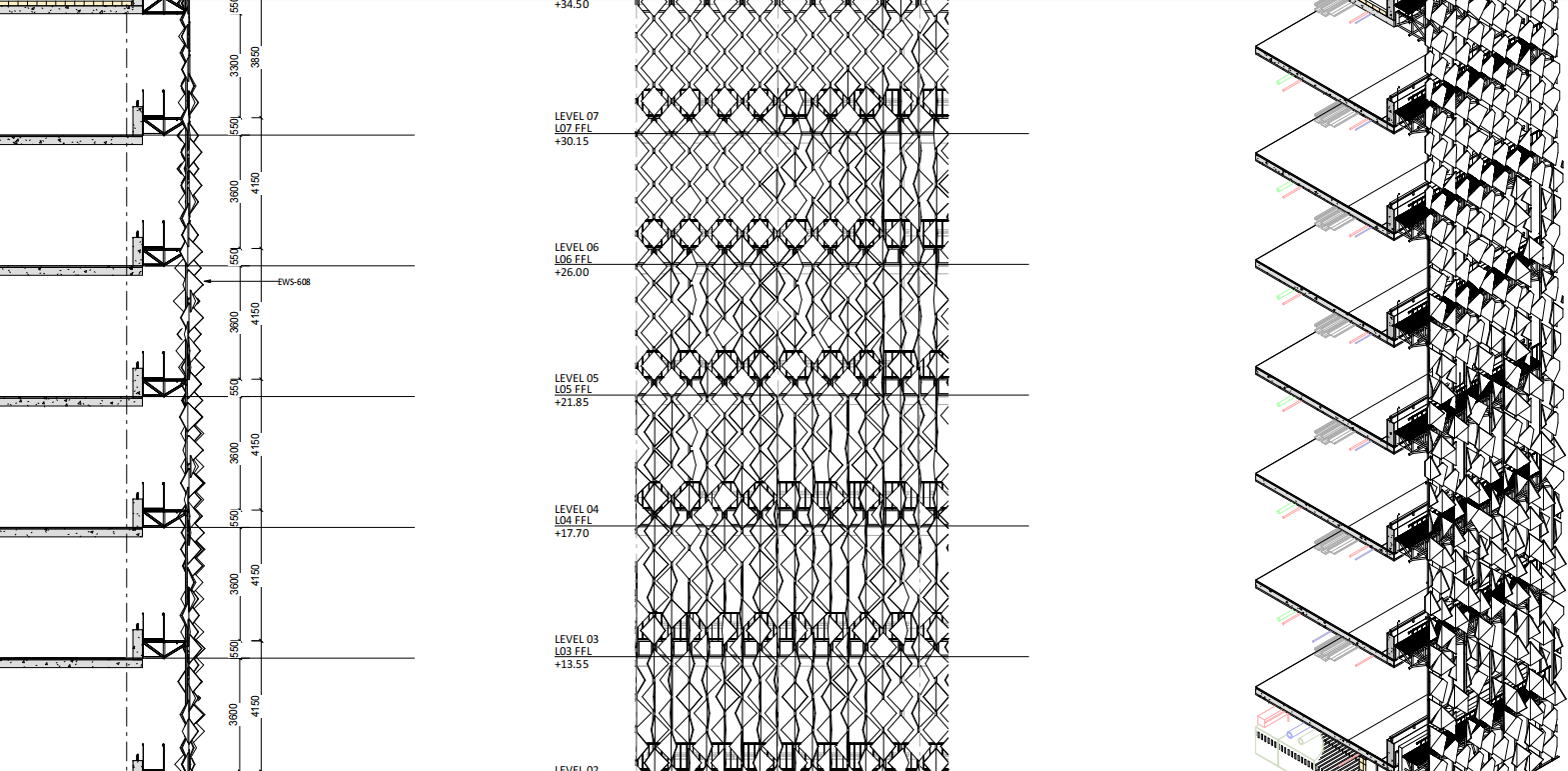 evidence_facade_project_drawing，幕墙项目图纸，推荐尺寸：1200x675