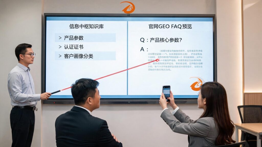 官网GEO不是凭空写内容：信息中枢知识库如何驱动AI搜索友好内容封面